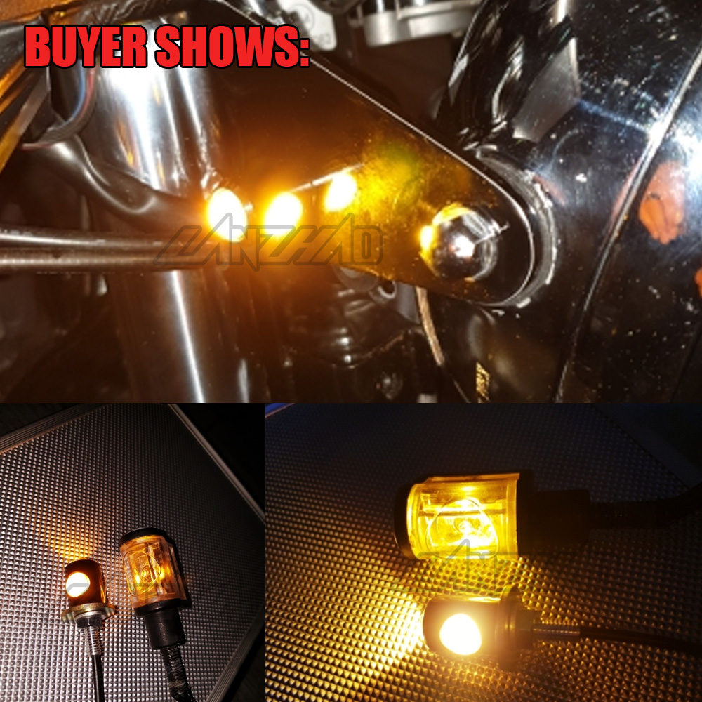 Motorcycle LED Turn Signals Eagle Eye Aluminum Turn Signal Lights Indicators Universal for Kawasaki Honda Ducati Aprilia KTM BMW