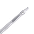 M&G Metal Silver Mechanical Pencil 0.5mm/0.7mm lead professional automatic pencils student drawing for school office supplies