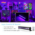 27W 54W Remote Control Stage Light Effect Party Lamp DMX 512 AC90-240V LED UV Black Light Sound Activated Disco DJ Strobe Light