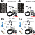 Mini Dual Action Airbrush Kit Compressor 12v Air Brush Gun For Body Painting Makeup Nail Art Tool Set Cake Car Spray Model Craft