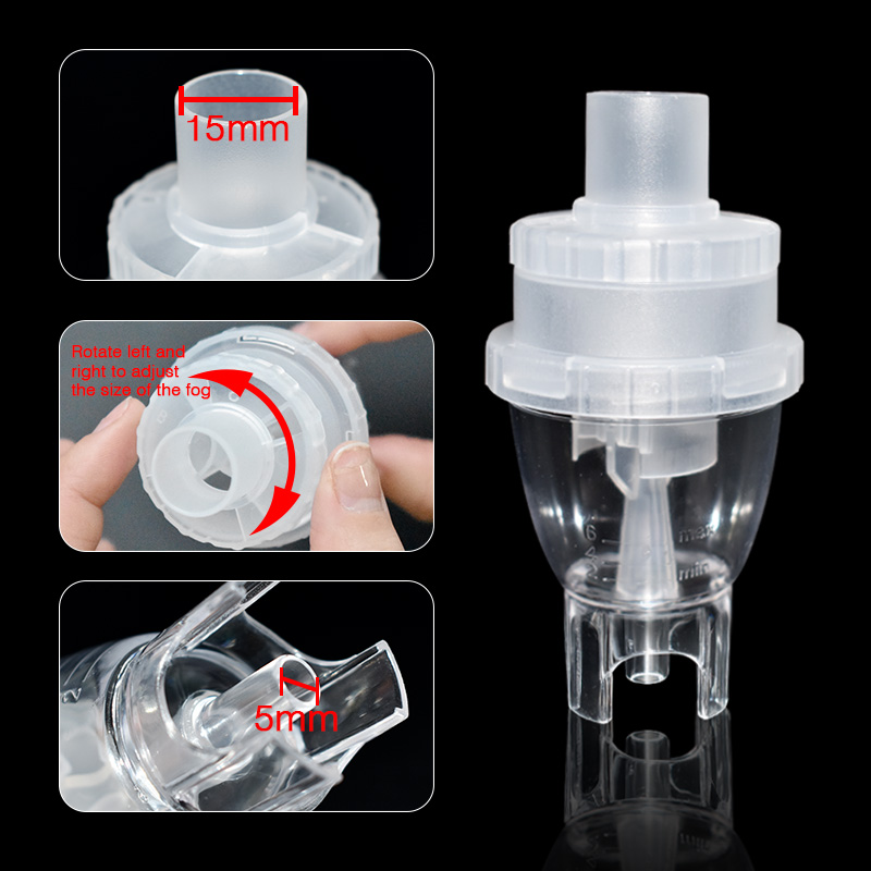Universal Inhaler Cup Hot Medicine Tank Cup Home Compressor Nebulize Adult And Child Health Care Non-Toxic PP Material 1 Pcs