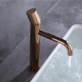 Antique Gold Black Silver Basin Faucet Polish Brass Tap Bathroom Sink Basin Mixer Tap Small Bend Basin Faucet