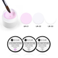 UR SUGAR 15ml Acrylic Powder Pink Clear White Carving Extension 3 in 1 Polymer Powder French Tips Nail Art Glitter Powder
