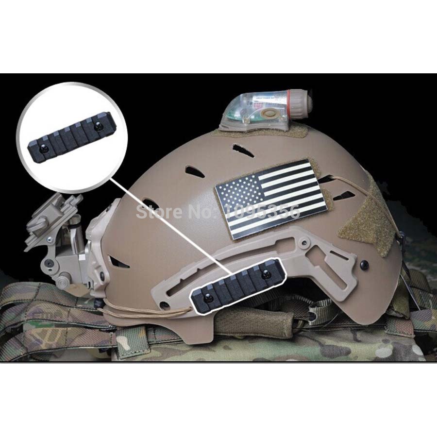 Original FMA Nylon Lead Rail for EX Helmet Durable Tactical Military Airsoft 3 Inch Lead Rail Helmet Accessory