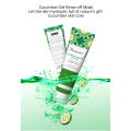 Beauty Host Cucumber Fresh Gel Wash-off Mask remove fatigue from face&eye zone 150g