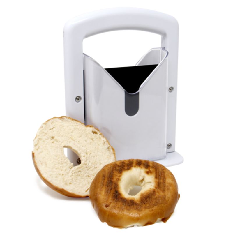 2021 New Bagel Slicer Guillotine Perfect Bagel Cutter Every Time For Toaster