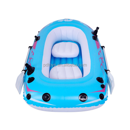 Custom Blue PVC Aayak 3 Person Inflatable Boat for Sale, Offer Custom Blue PVC Aayak 3 Person Inflatable Boat