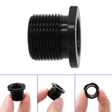 Barrel Thread Adapter Fuel Filter 5.56 To .308 1/2"x 28 TPI ID to 5/8"x 24 TPI OD,Black Oxide Finish 0.819'' OD 0.755'' Flats