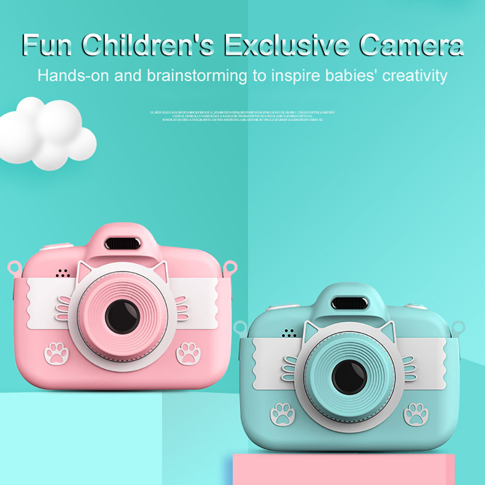 Touch Screen Kids Camera 3 inch Children Digital Camera Gift IPS screen For Kids Boy Girl 4K HD Video Camcorder Camera Toy Gift