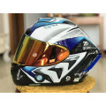 Full Face Motorcycle helmet X14 blue COLOR Helmet Riding Motocross Racing Motobike Helmet