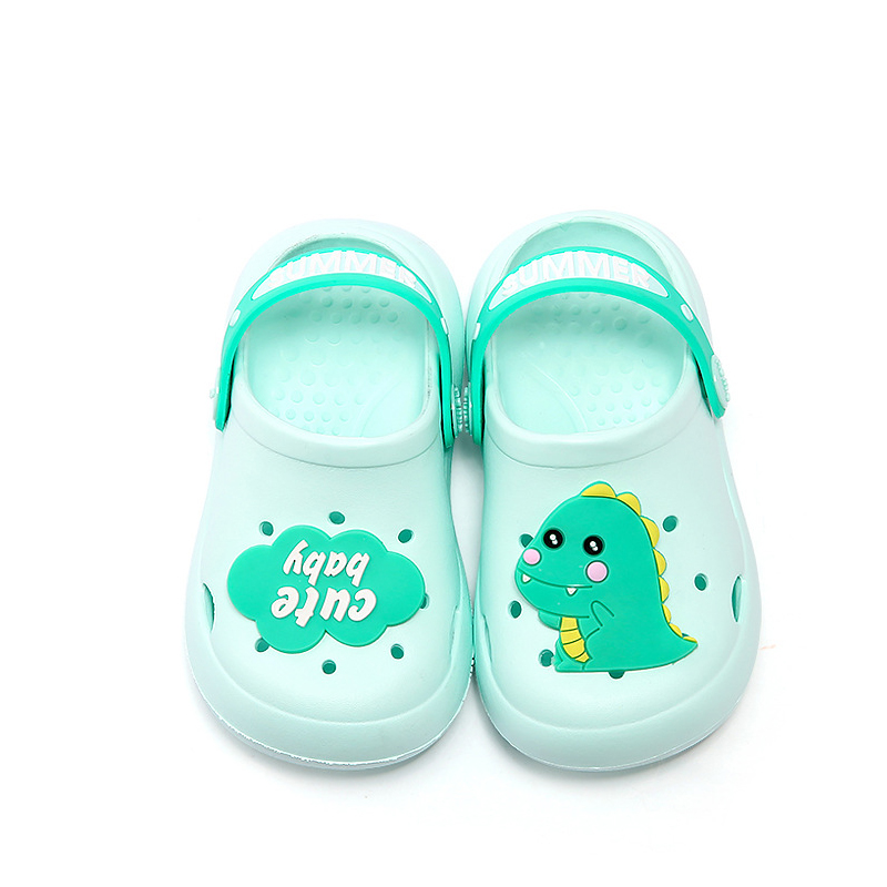 Cartoon Kids Slippers Boy hole shoe baby cute beach shoes Child boy girl antiskid sandal spring summer toddler slipper ins style