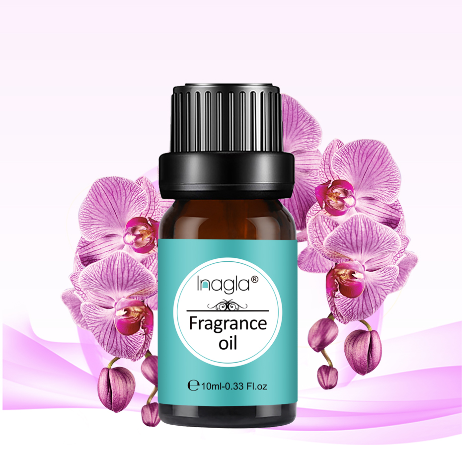 Inagla 100% Natural Aromatherapy Fragrance Essential Oil Strawberry Sea Breeze Vanilla Mango Relax Fragrance Oil Air Diffuser