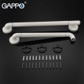 GAPPO Anti-slip Shower bathroom Grab Bar for elderly Plastic Grab Bar Handrail white Bathroom Railing Trapleuning Bathtub Access