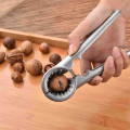 Nutcracker Sheller Zinc Alloy Crack Almond Walnut Pecan Hazelnut Filbert L Clamp Plier Cracker Nut Kitchen Nut Sheller Clip Tool