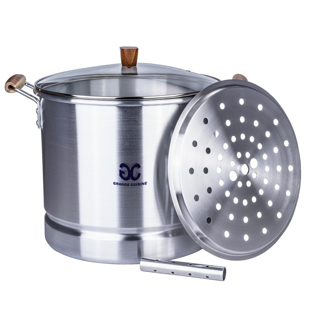 Silver Large Capacity Steamer