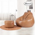 Chpermore Living room single PU Leather Bean Bag lazy sofa Comfortable leisure sofa tatami Multifunction chair Stools Ottoman