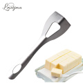 LMETJMA Stainless Steel Cheese Cutter Slicer Food Grade Cheese Butter Cutter Cake Spatula Cheese Tools PYKC0004