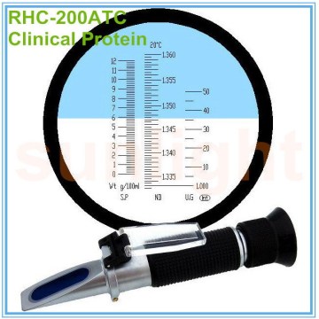 RHC-200ATC Medical Serum Protein Urine Specific Gravity Refractometer with Plastic Retail Box and Trackable Delivery Service