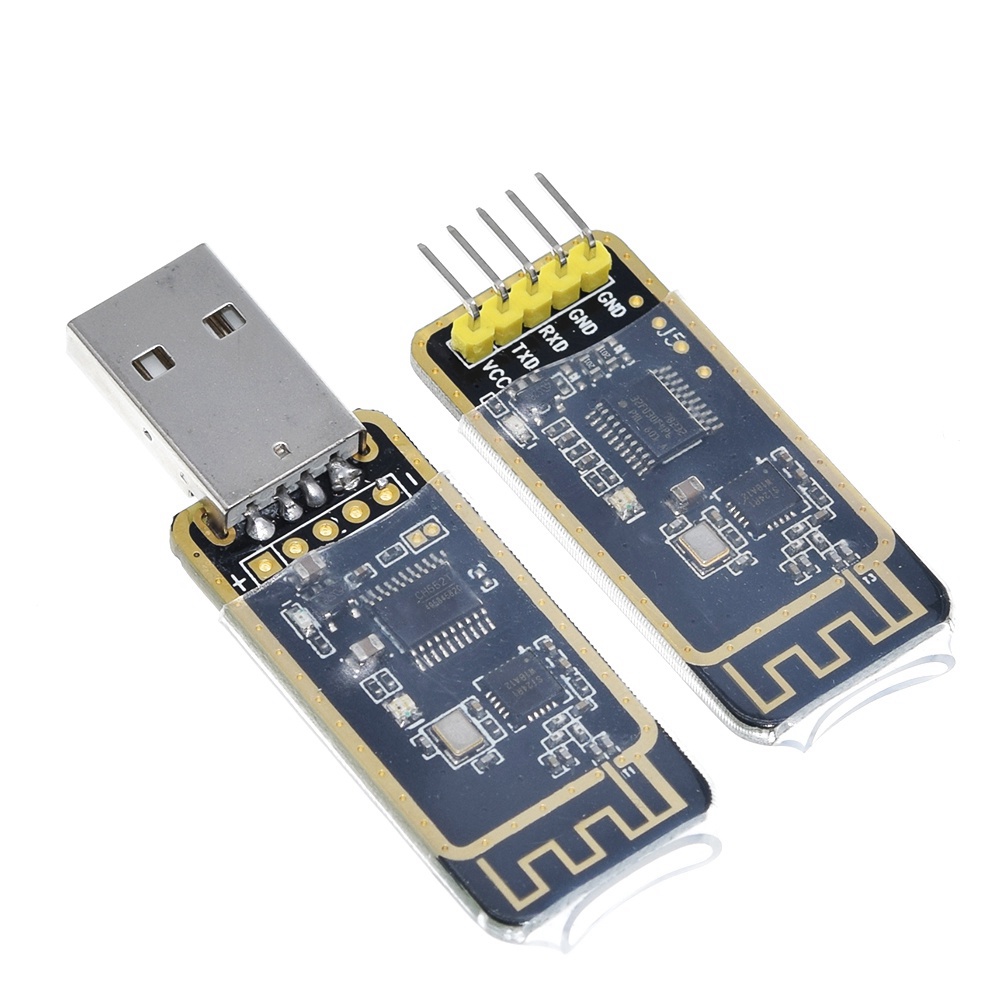 NRF24L01 Wireless Wifi Transceiver + 2.4GHz Antenna Module USB to TTL converter UART module CH340G CH340 3.3V 5V switch