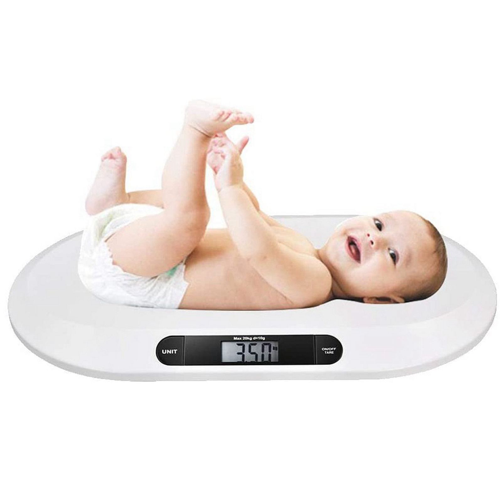 Digital Electronic Weighing Scale Newborn Baby Infant Pets Bathrooms 20KGS/44LBS