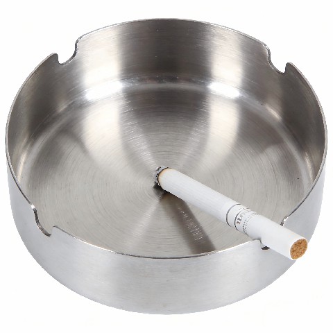 Stainless steel ashtray