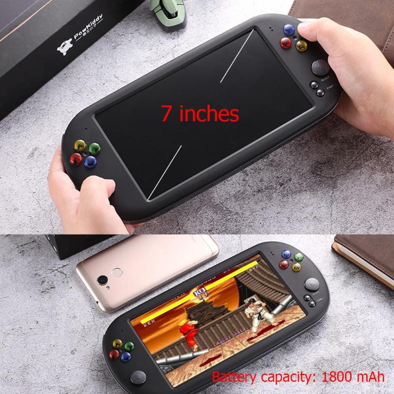 X16 7 inch LCD Screen Portable Handheld Game Player 8GB Retro Classic Video Game Console Support TV Output MP3 For Neogeo Arcade