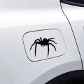 YJZT 10.2CM*7.6CM Spider Car Sticker Heart Venom Animal Araneae Decal Vinyl Black/Silver C19-0215