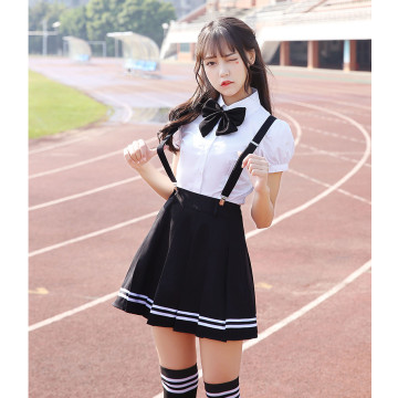 2020 summer school uniform set student uniform tie sailor suit set JK uniform costume japanese school uniform girl cute cosplay