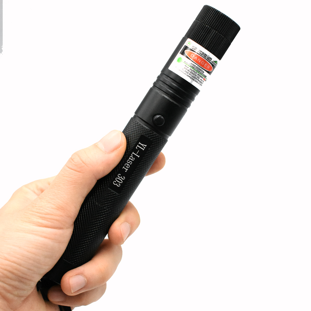 Green Laser Red Laser Blue Pointer Sight Powerful Device Adjustable Focus Lazer Laser 303, Choose Charger & 18650 Battery