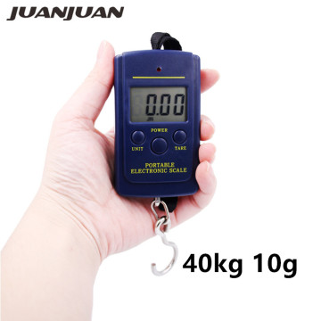 40kg 10g Digital scale Electronic Portable Digital Weight Fish Hook Luggage Hanging Scales 25% off