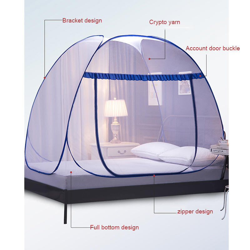 Ultralight Outdoor Anti-mosquito Pops-up Mesh Tent Home Indoor Outdoor Garden Mosquito Net Home Textile Anti Mosquito Tent TB
