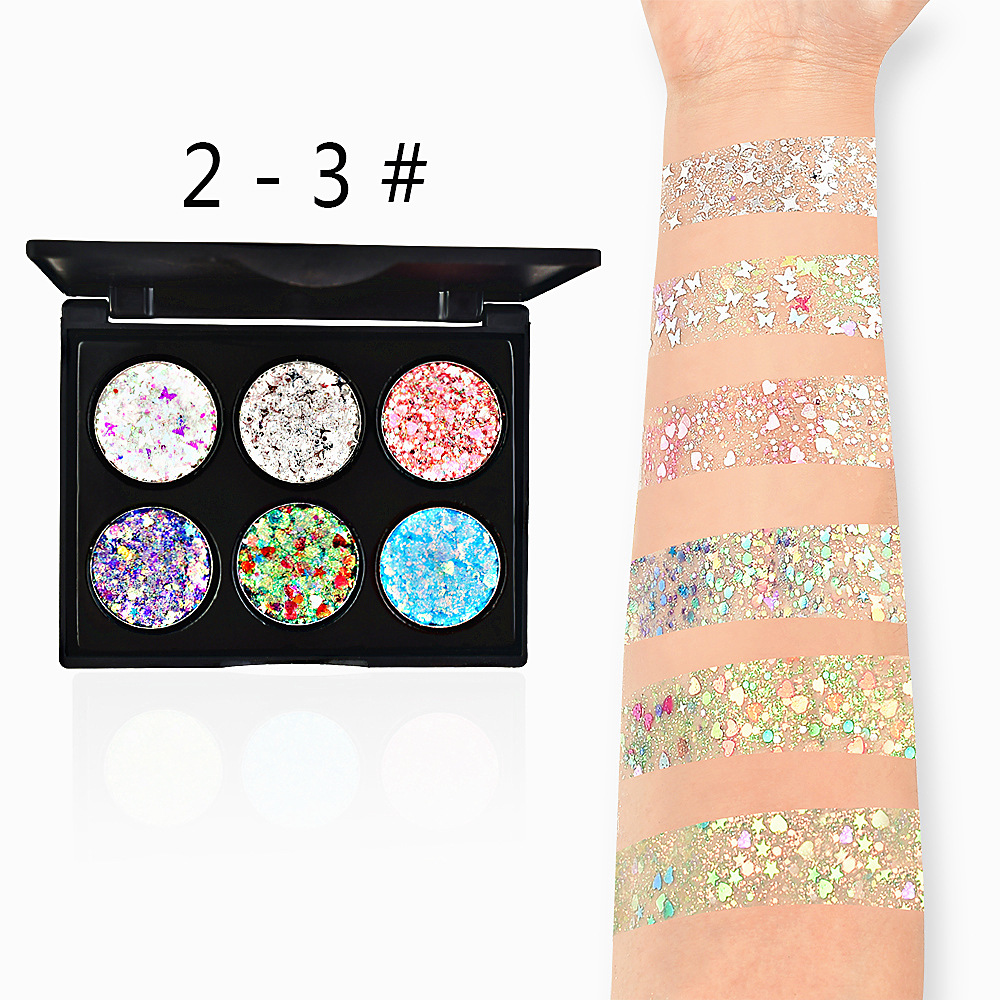 Mermaid Shiny Gel Eyeshadow Sequin Eye Pigment High Gloss Eyeshadow Glitter Body Glitter Festival Powder Makeup Cosmetics