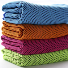 Microfiber colorful instant cool towel for sport gym