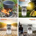 Outdoor Portable Camping Stove Stainless Steel Wood Stove Camping Equipment Camp Cooking Supplies Outdoor Stove Accessories