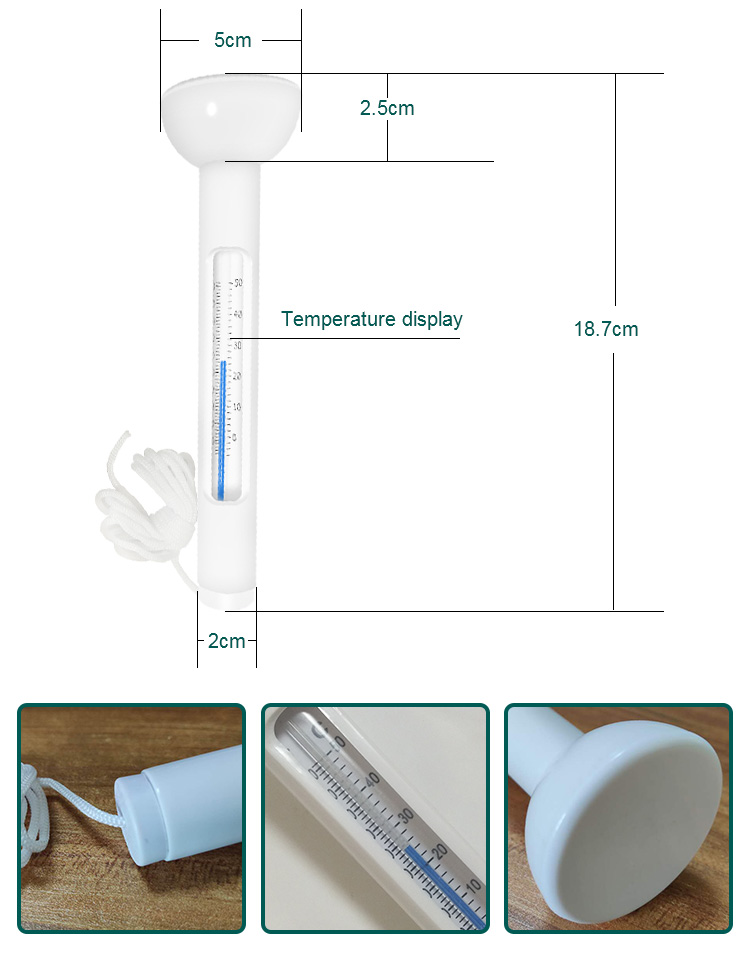 LBT-9 Floating Swimming String Read Display Pool Water Thermometer Large Size