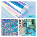Sunice Self Adhesive Dichroic Decorative Rainbow Building Tint Reflective Window Film Mother's Day Mall party glass DIY decor