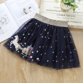 Navy blue Lace skirt