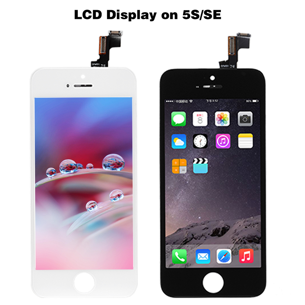 For Iphone 7G 7Plus 8G 8Plus Display Mobile Phones LCD Display IPhone 5 5S 6 6S LCD Screen Free Tool Accessories 100% New
