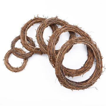 10cm/15cm/20cm Rattan Ring cheap Artificial flowers Garland Dried flower frame For Home Christmas Decoration DIY floral Wreaths