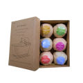6Pcs Aromatherapy Bubble Bath Bombs with Coconut Oil GIFT Bath Fizzies
