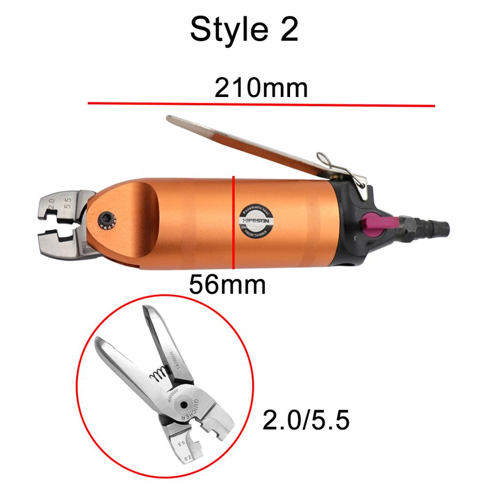 Pneumatic Air Crimping Pliers Nipper Shear Cutter Tools Metal for Wire Connector Terminal Nipper Parts Clamp Body Cut Head