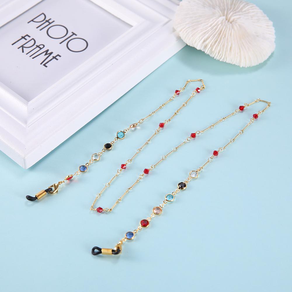 Teamer Chic Beaded Sunglasses Chain Lanyard Women Reading Glasses Necklace Lanyard Glasses Chain Eyeglasses Straps Accessories