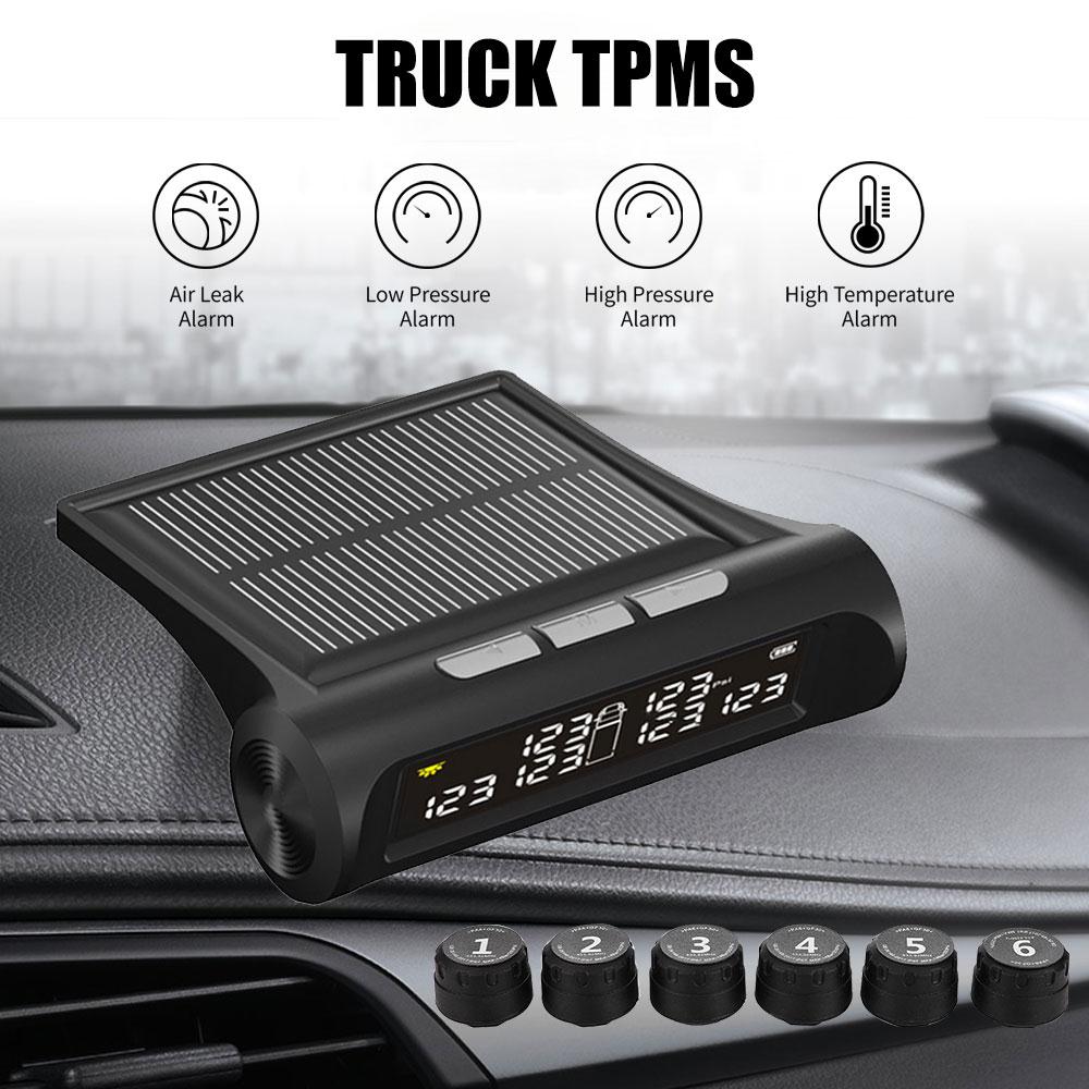 2020 Car Tire Pressure Alarm Tire Pressure Monitoring Truck 8.0bar TPMS 6PCS Sensor Vehicles