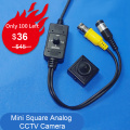 Square Micro CCTV Camera CCD 1/3 Sony 700TVL 960H EXview HAD CCD II Mini Video Camera Metal Housing 25x25mm Analog Mini Camera