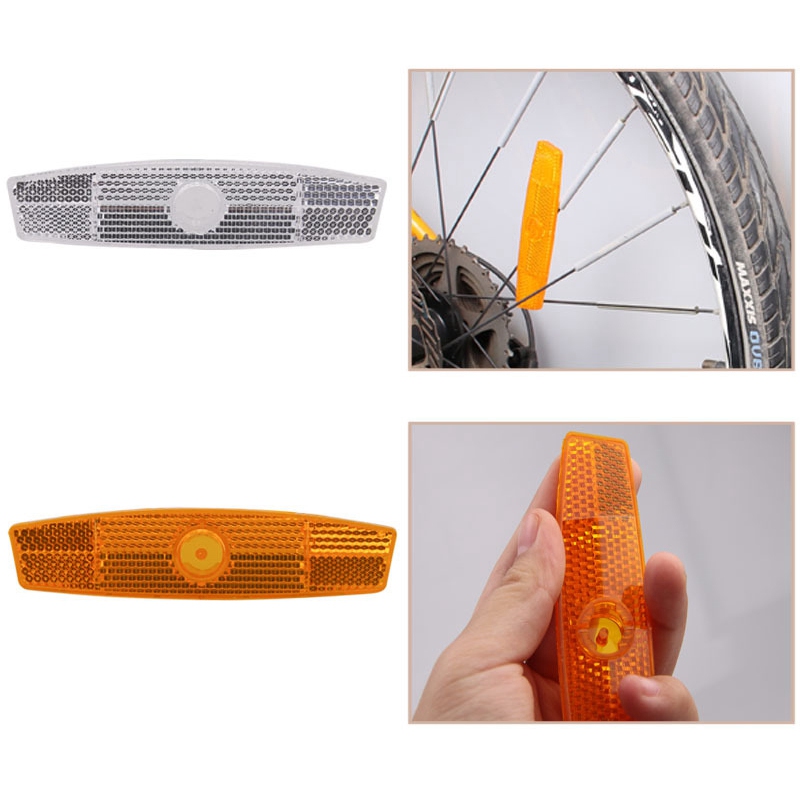 4pcs Safety Wheel Rim Vintage Reflective Light Clip Tube Reflector Hot New Bike Bicycle Spoke Reflector Safety Warning Light