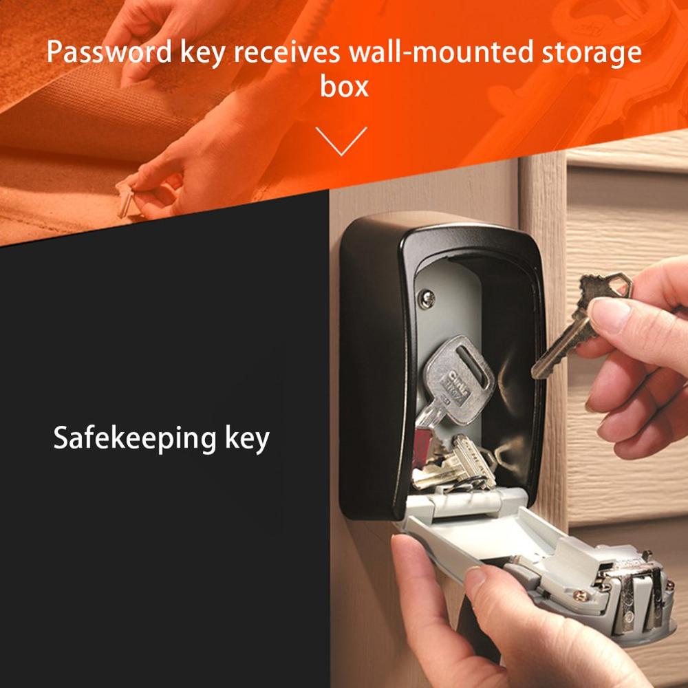 Ideal For Key Storage With A Large Storage Space Renovation B&b Password Key Box Storage Wall Key Safe Deposit Box