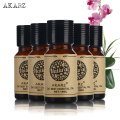 AKARZ Musk Sandalwood Patchouli Honeysuckle Chamomile essential oil For Aromatherapy Massage Spa Bath skin care 10ml*5