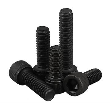 5Pcs 1/4-20 3/8-16 Black Hex Socket Head Cap Screws BSW Allen Head Hexagon Socket Bolts 12.9 Grade Carbon Steel