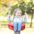Child Outdoor Classic Garden Tree Swing Rope Seat Molded Kids Plastic Swings Belt Seat Kindergarten Playground Hanging Toy J75