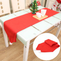 34*176CM Christmas Table Runner Nonwovens Tablecloth Table Flags Placemat Home Dining Table Coffee Table Decoration Tablecloth